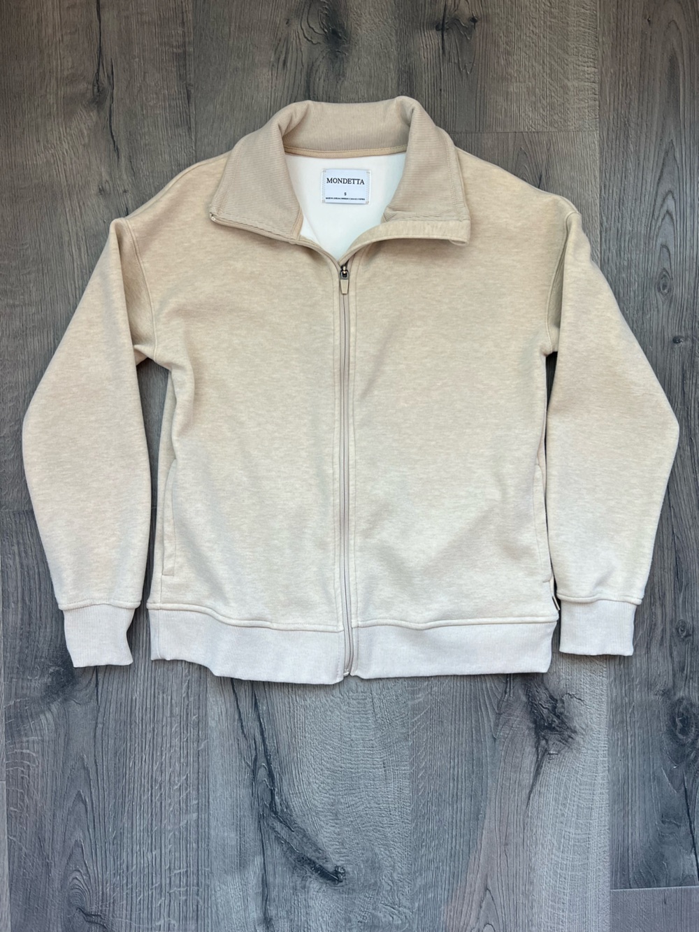 Mondetta Beige Zip-Up Jacket & pants set - Picture 3 of 11